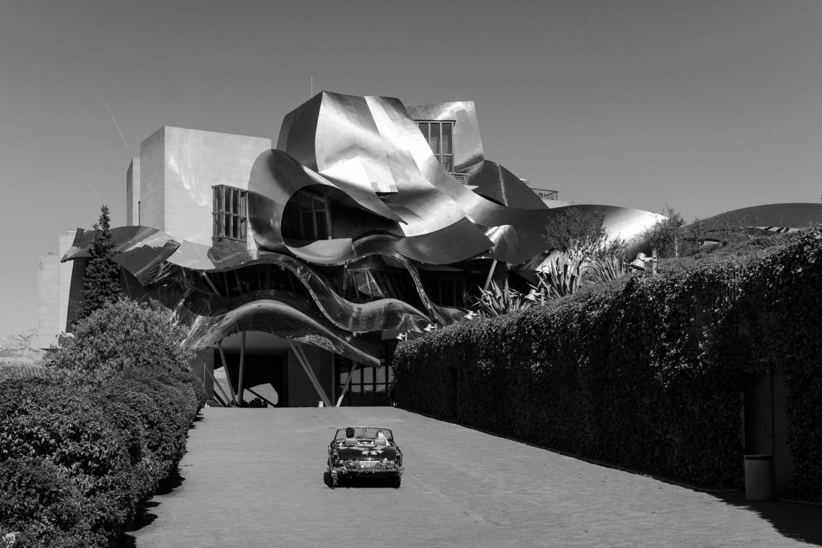 Boda en la bodega de Marques de Riscal